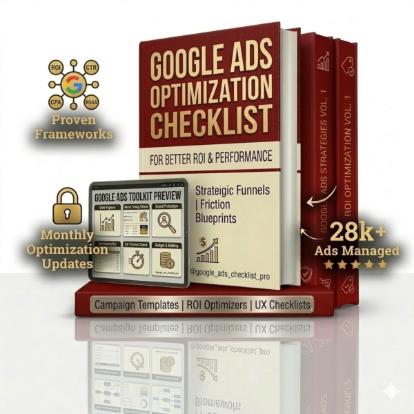 Google Ads Optimization Checklist for Better ROI & Performance