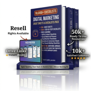 Digital Marketing Cheat Sheets & Checklists Pack