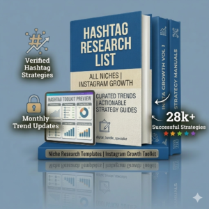 Hashtag Research List for Instagram Growth All Niches