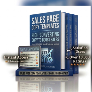 Sales Page Copy Templates – High-Converting Copy to Boost Sales