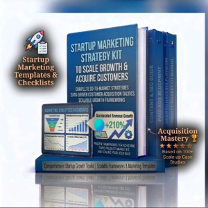 Startup Marketing Strategy Kit to Scale Growth & Acquire Customers