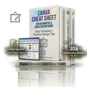 Canva Cheat Sheet for Beginners & Quick Design Guide