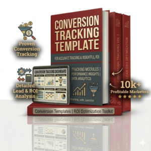 Conversion Tracking Template | Track Leads, Sales & ROI