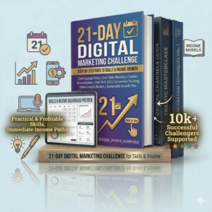21-Day Digital Marketing Challenge to Grow Skills & Income